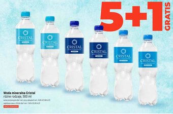 Dealz Woda mineralna Cristal, 500 ml oferta