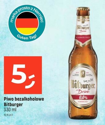 Dealz Piwo bezalkoholowe Bitburger 330 ml oferta
