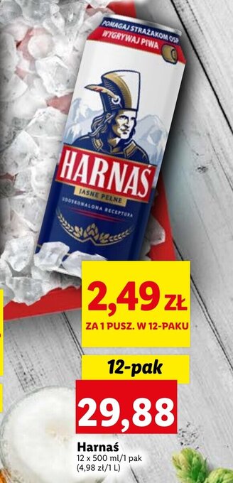Lidl Harnaś 12 x 500 ml oferta