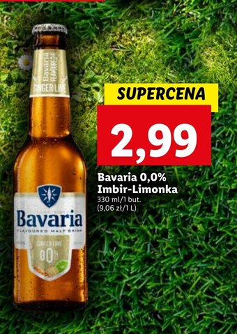 Lidl Bavaria 0,0% Imbir-Limonka 330 ml oferta