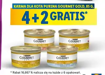 Lidl KARMA DLA KOTA PURINA GOURMET GOLD, 85 G oferta