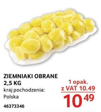 Selgros ZIEMNIAKI OBRANE 2,5 KG oferta