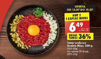 Biedronka Tatar wołowy Kraina Mięs, 200 g oferta