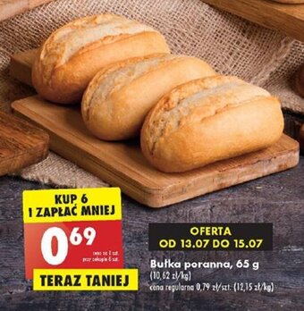 Biedronka Bułka poranna, 65 g oferta