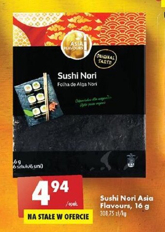 Biedronka Sushi Nori Asia Flavours, 16 g oferta