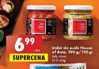 Biedronka Imbir do sushi House of Asia, 190 g/110 g oferta