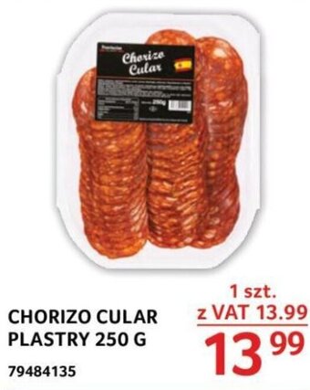 Selgros CHORIZO CULAR PLASTRY 250 G oferta