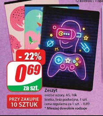 Dino Zeszyt a5/16 k kratka oferta