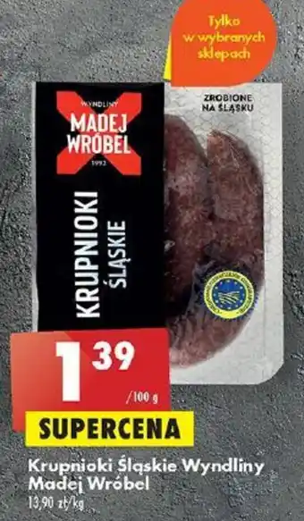 Biedronka Krupnioki Śląskie Wyndliny Madej Wróbel 100 g oferta