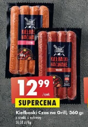 Biedronka Kiełbaski Czas na Grill, 360 g oferta