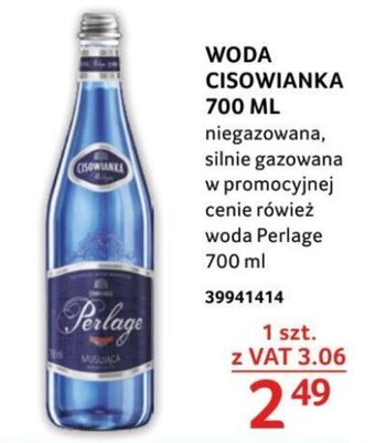 Selgros WODA CISOWIANKA 700 ML oferta