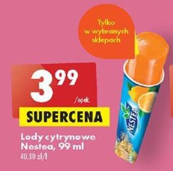 Biedronka Lody cytrynowe Nestea, 99 ml oferta