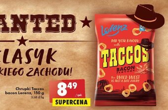 Biedronka Chrupki Taccos bacon Lorenz, 150 g oferta