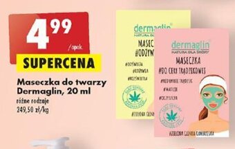 Biedronka Maseczka do twarzy Dermaglin, 20 ml oferta