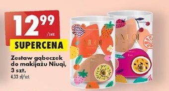 Biedronka Zestaw gąbeczek do makijażu Niuqi, 3 szt. oferta