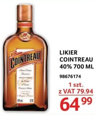 Selgros LIKIER COINTREAU 40% 700 ML oferta