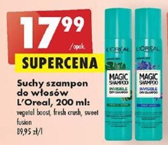 Biedronka Suchy szampon do włosów L'Oreal, 200 ml oferta