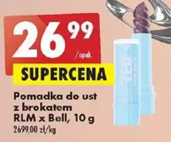 Biedronka Pomadka do ust z brokatem RLM x Bell, 10 g oferta