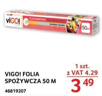 Selgros VIGO! FOLIA SPOŻYWCZA 50 M oferta