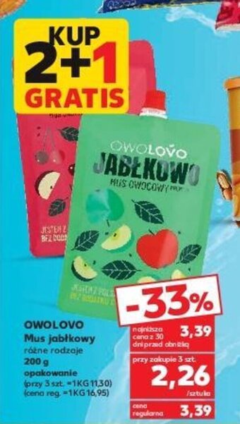 Kaufland OWOLOVO Mus jabłkowy 200 g oferta