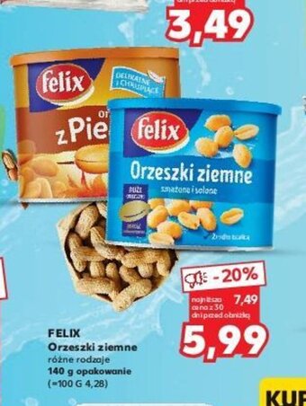 Kaufland FELIX Orzeszki ziemne 140 g oferta
