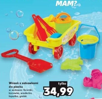 Kaufland Wózek z zabawkami do piasku oferta