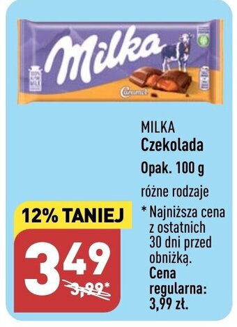 ALDI MILKA Czekolada 100 g oferta