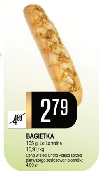 Chata Polska BAGIETKA 165 g, La Lorraine oferta