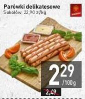 Stokrotka Parówki delikatesowe Sokołów, 100g oferta