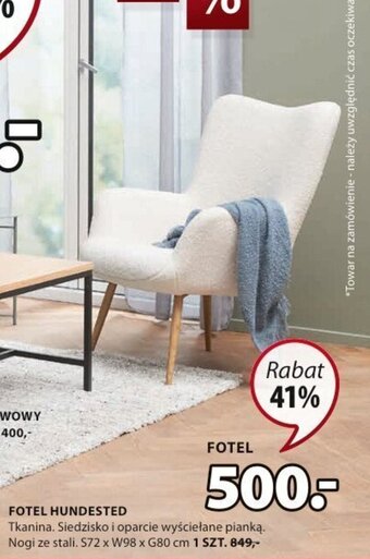 JYSK FOTEL HUNDESTED 1 SZT. oferta