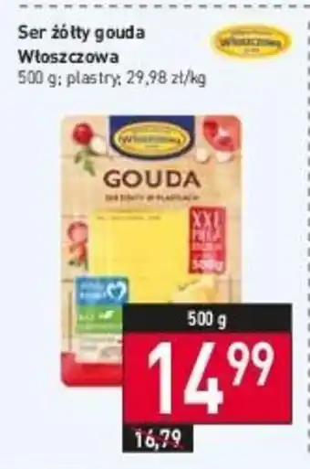 Stokrotka Ser żółty gouda Włoszczowa 500g oferta