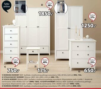 JYSK SZAFA NORDBY oferta