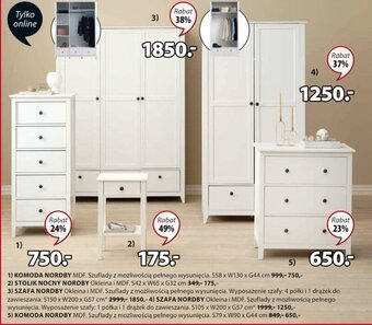 JYSK SZAFA NORDBY oferta
