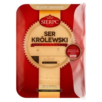 Biedronka Sierpc ser królewski plastry 135 g oferta
