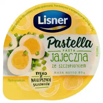 Groszek Lisner pastella pasta jajeczna ze szczypiorkiem 80 g oferta