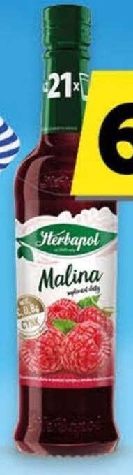 Groszek Herbapol suplement diety malina 420 ml oferta