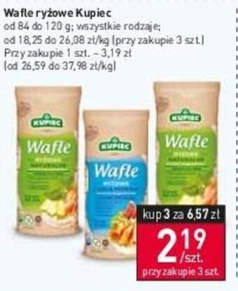 Stokrotka Wafle ryżowe Kupiec 84-120g oferta