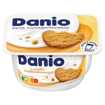 Groszek Danio serek homogenizowany o smaku ciasteczkowym 130 g oferta
