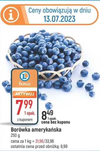 E.Leclerc Borówka amerykańska oferta