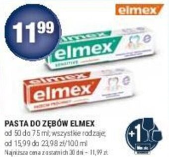 Stokrotka PASTA DO ZĘBÓW ELMEX 50-75ml oferta