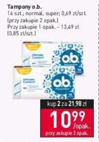 Stokrotka Tampony o.b. 16szt. oferta
