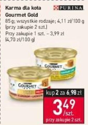 Stokrotka Karma dla kota Gourmet Gold 85g oferta