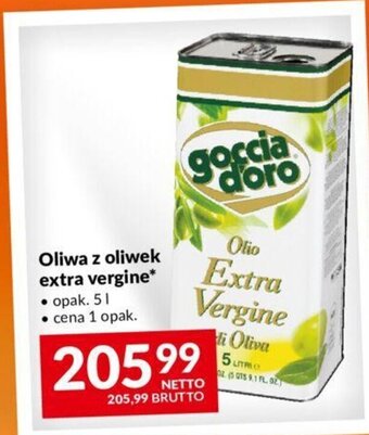 Makro Oliwa z oliwek extra vergine 5l oferta