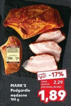 Kaufland Podgardle wędzone oferta
