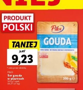 Lidl Ser gouda w plastrach 300g oferta