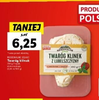 Lidl Twaróg klinek 250 g oferta