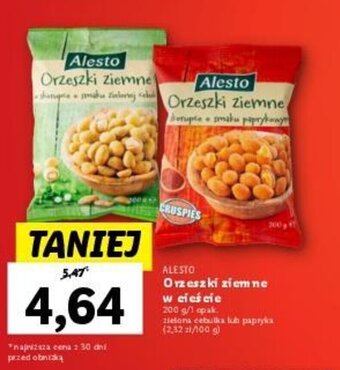Lidl Orzeszki ziemne w cieście 200 g oferta