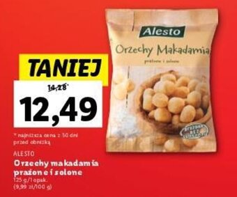 Lidl Orzechy makadamia prażone i solone 125 g oferta