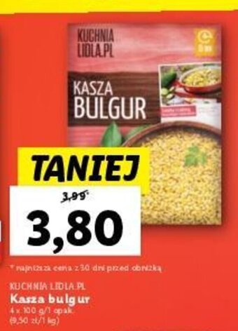 Lidl Kasza bulgur 4 x 100 g oferta
