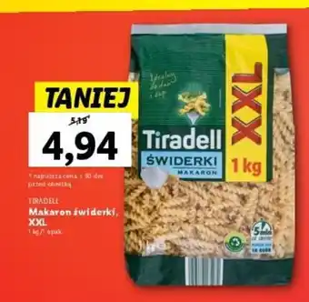 Lidl Makaron świderki, XXL 1 kg oferta